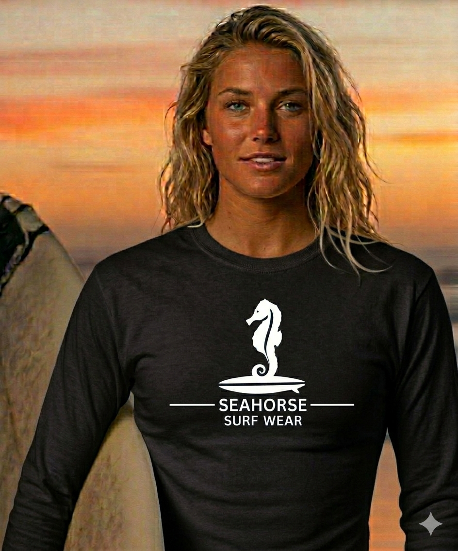 Seahorse performance Black long sleeve