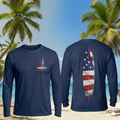 American performance navy long sleeve