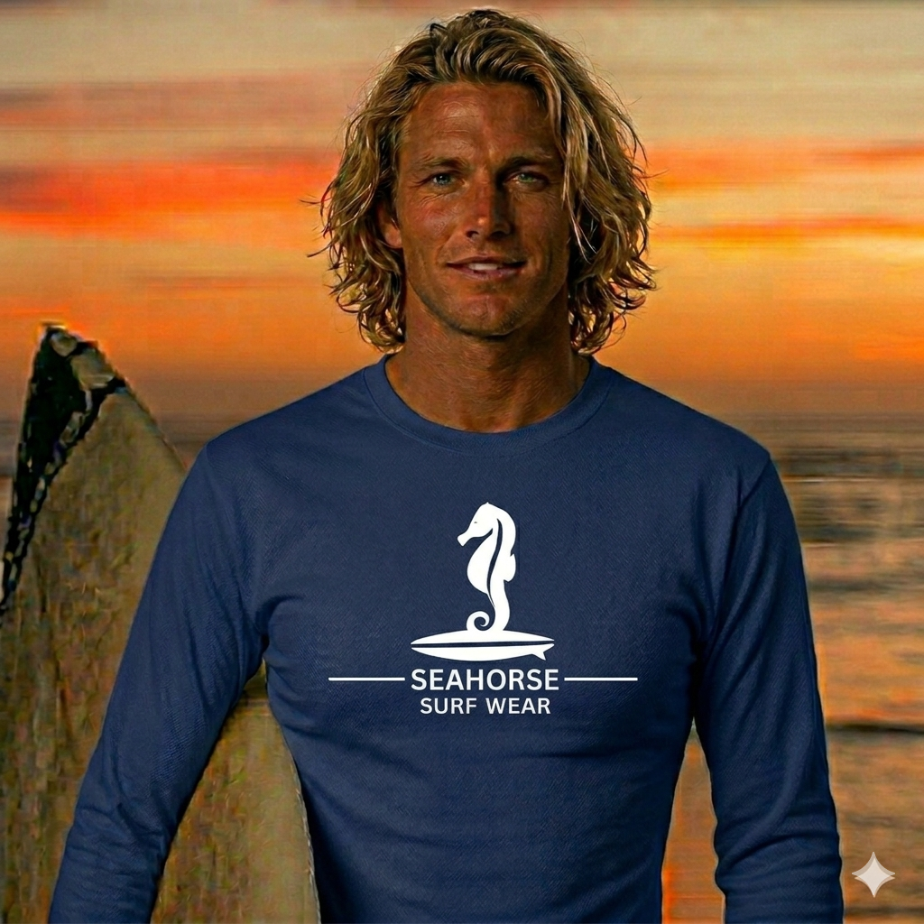 Seahorse Navy G240 long sleeve