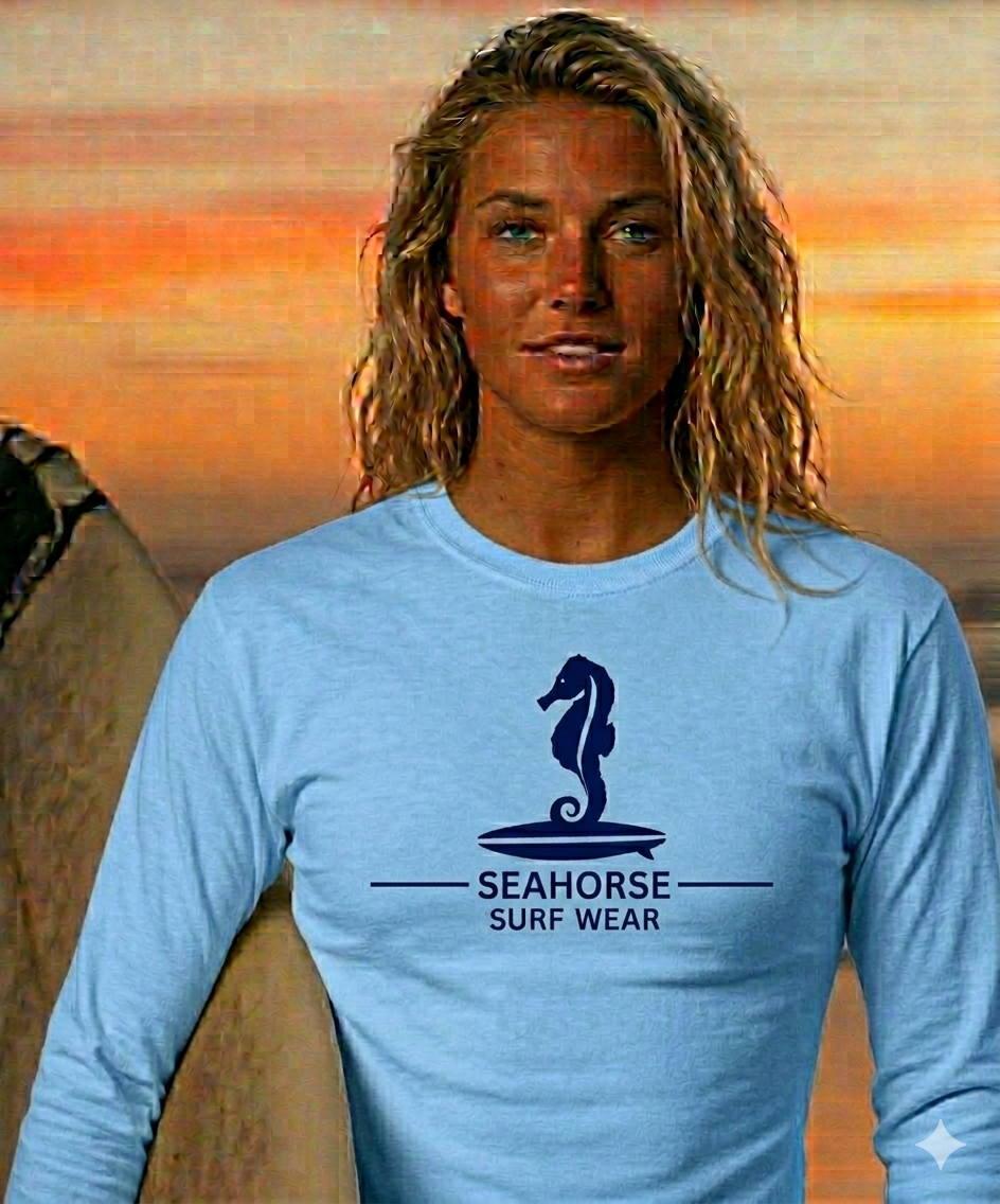 Seahorse G240 light Blue long sleeve